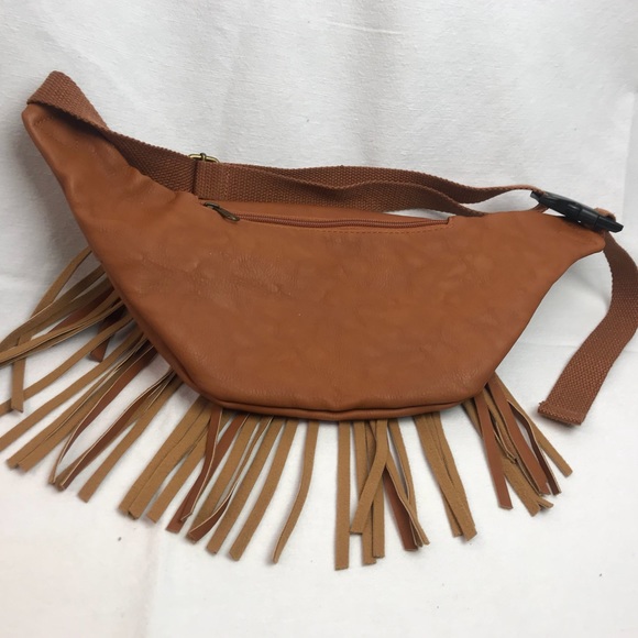 Sold -Western BoHo Faux Leather Fanny Pack S-XL - Picture 5 of 8